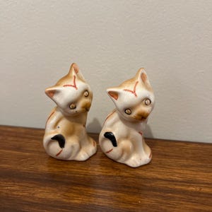 Vintage cat salt and pepper shakers