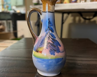 Vintage Luster bud vase