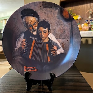 Vintage Norman Rockwell plate.