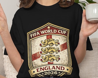 Vintage 2026 World Cup England Shirt | Comfort Color 1717 Game Day Gift  | North America Football T-Shirt