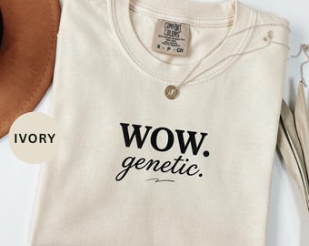 Wow Genetic Shirt | Comfort Color Movie Heated Rivalry Gift | Unisex LGBT Fan Gift