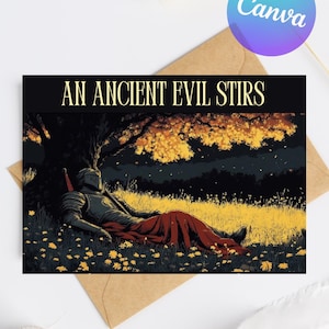 Cartolina "Il pisolino è stato disturbato" // Download immediato
