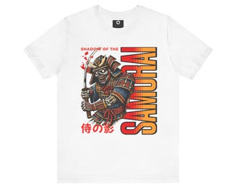 T-shirt Samurai Tokyo Per Uomo - Arti Marziali, Anime, Manga - 100% Cotone, Bianca