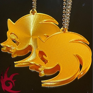 Sonic the Hedgehog Pendant | Curvy