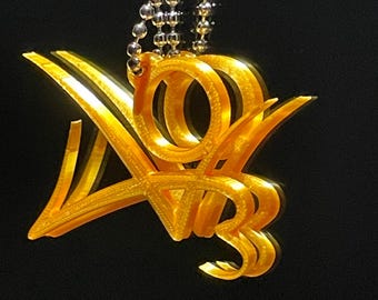 Pendentif AO3 | Archive Of Our Own | Or ou argent