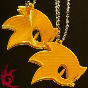 Sonic the Hedgehog Pendant | Side Profile