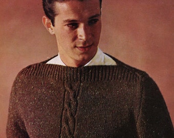 mens boat neck jumper