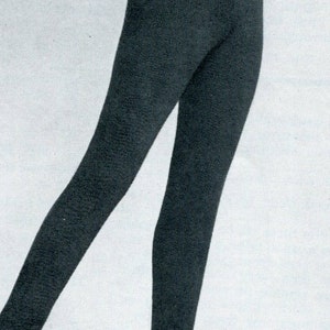 May include: A pair of black knit pants with a slim fit.