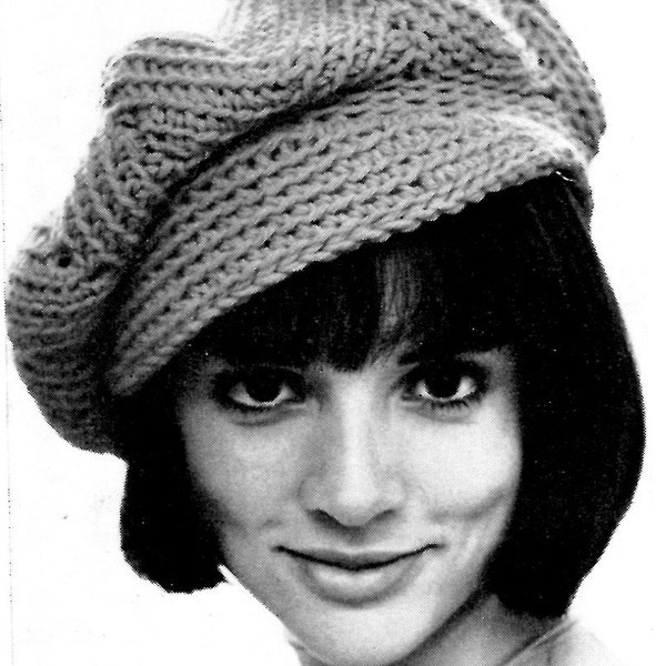 Ladies' Retro Newsboy Cap -- Tom Boy Cap -- PDF CROCHET PATTERN