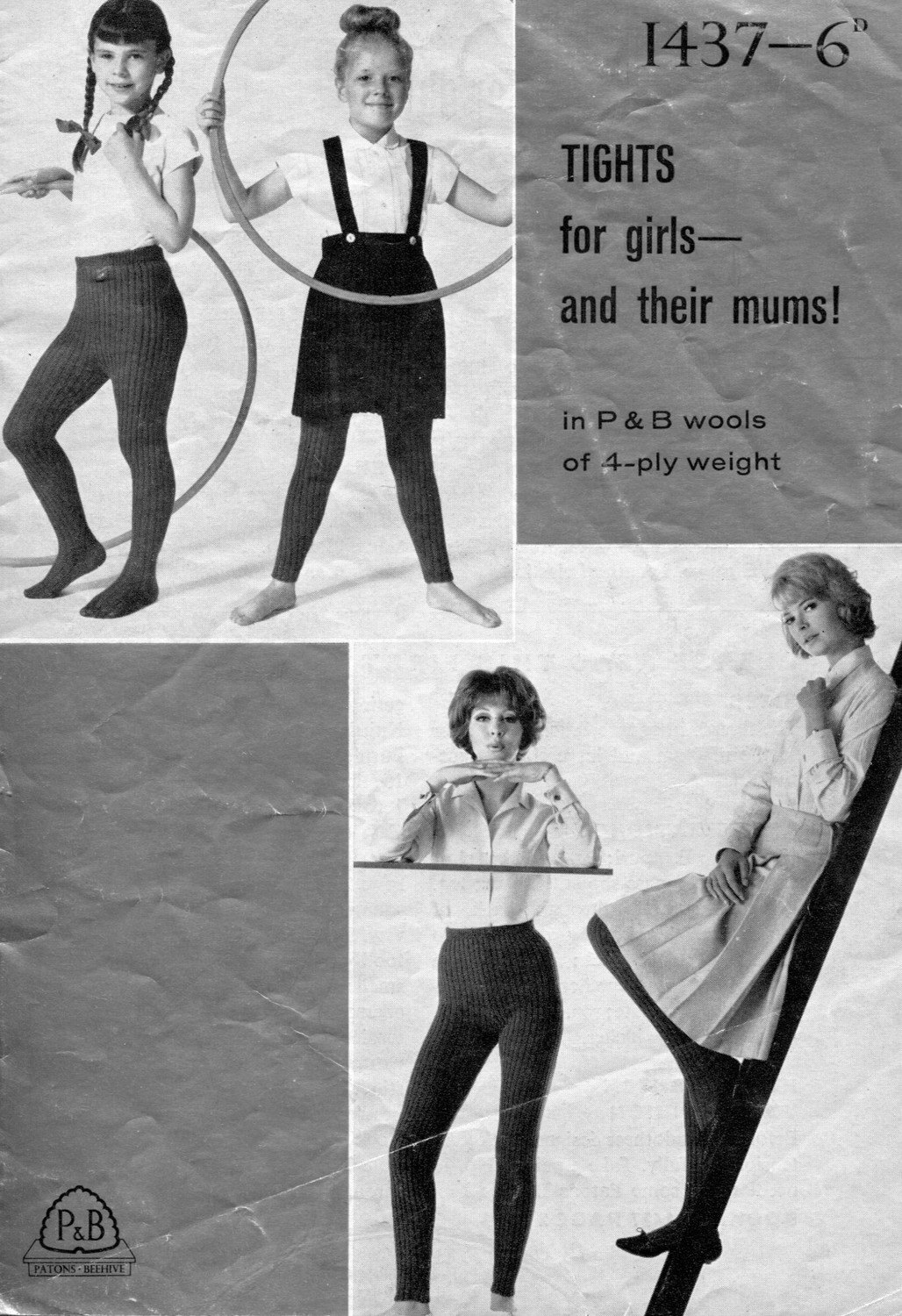 Women and Girl's 1960s Vintage Knitted Tights Hose Etsy