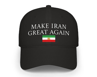 Make Iran Great Again cap | Persian tricolor emblem baseball cap