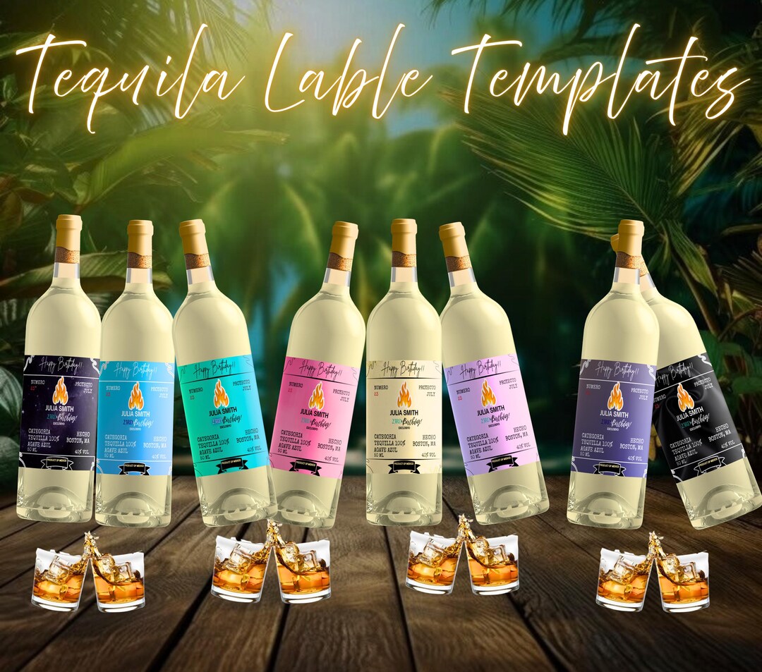 Don Julio 70th Anniversary Label for Name Customization Instant