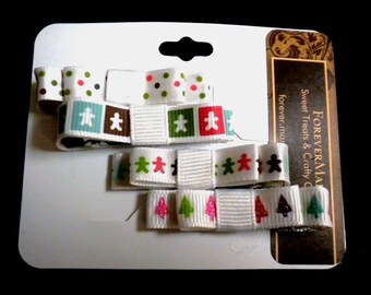 Christmas hairclips 2