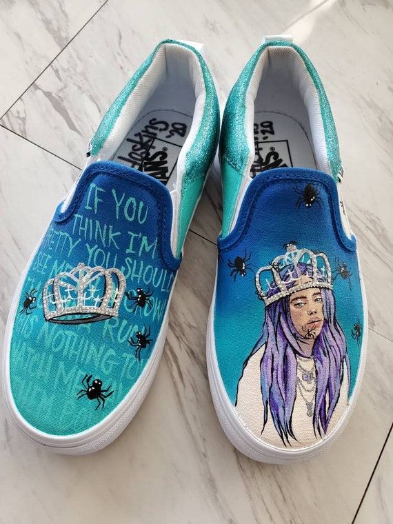 billie eilish custom vans