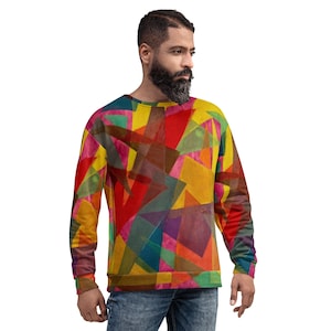 Designer uniseks sweater - In the Wine Glass van Eman&#39;s Gallery
