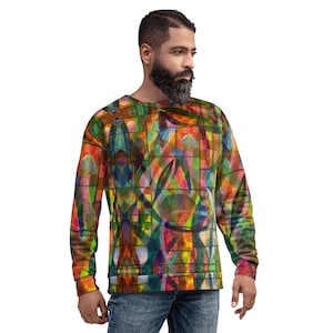 Designer unisex-sweater - Organic Life van Eman&#39;s Gallery