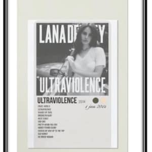 Lana Del Rey Ultraviolence Album Cover Poster