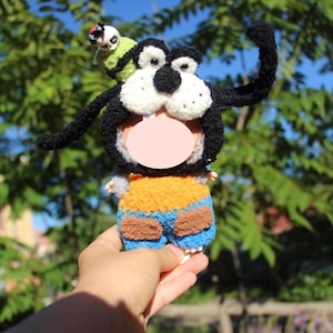 Personalized custom handmade doll clothes, creative cartoon character themed doll clothes, suitable for dolls up to 17cm