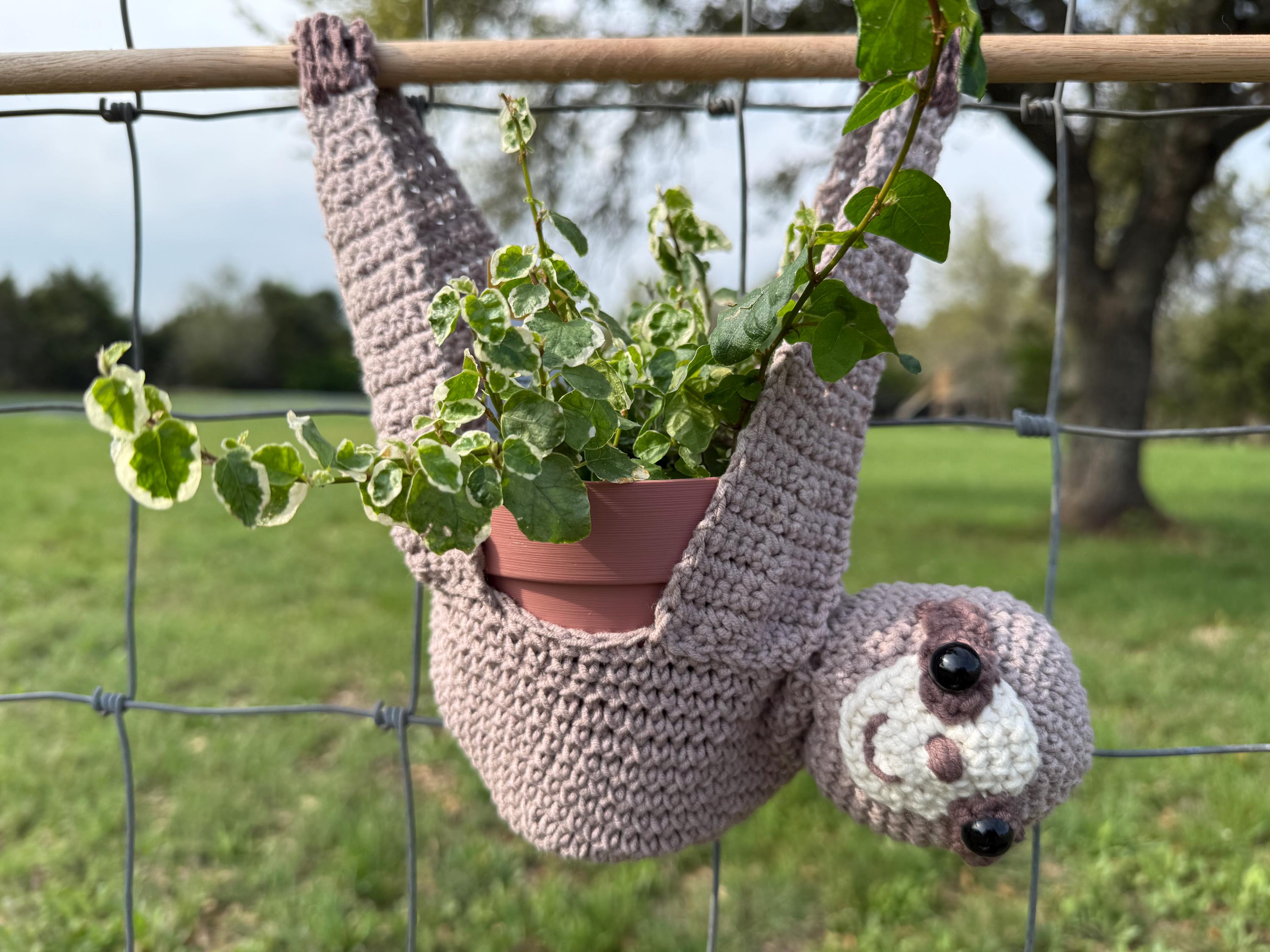 Sloth Planter Crochet Pattern - Etsy
