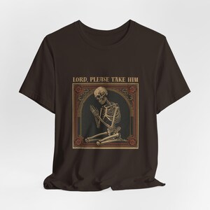 Camiseta Muerte a Trump, Camiseta Anti-Trump, Camiseta Anti-MAGA, Camiseta de protesta, Camiseta con diseño de esqueleto, Camiseta gótica vintage con calavera, Camiseta de resistencia imagen 3