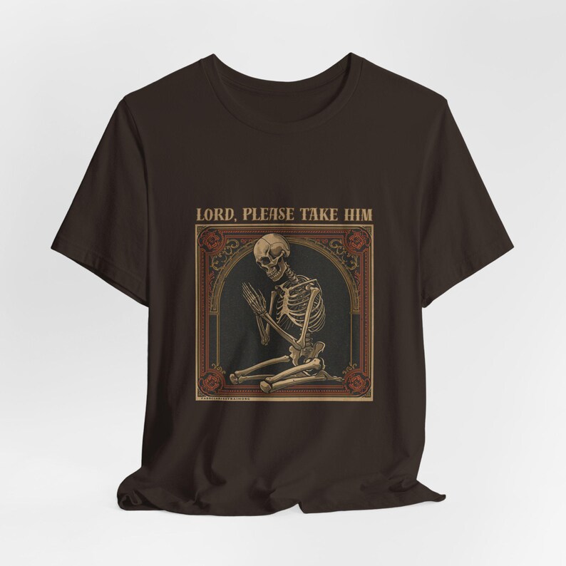 Camiseta Muerte a Trump, Camiseta Anti-Trump, Camiseta Anti-MAGA, Camiseta de protesta, Camiseta con diseño de esqueleto, Camiseta gótica vintage con calavera, Camiseta de resistencia imagen 3