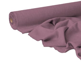 English Lavender Linen Fabric: Medium Weight, 56" Wide