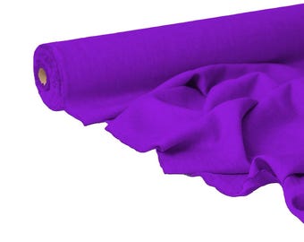 Veronica Purple Linen Fabric – Natural Medium Weight Linen by the Yard