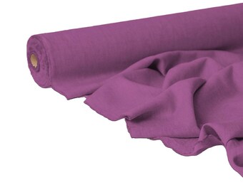 Pearly Purple Linen Fabric | Soft Flax, Dressmaking & Home Decor