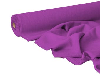 Fuchsia linnen: levendig roze, zacht en ademend - op maat knippen