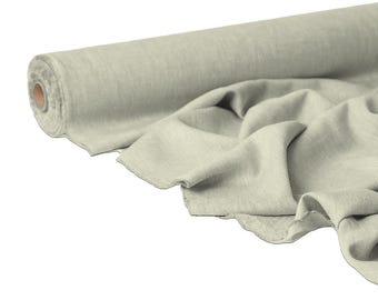 Beige Leinenstoff Schüttware - weiches, atmungsaktives, umweltfreundliches Material zum Nähen, Wohnkultur & Kunsthandwerk