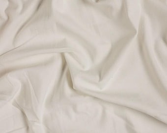 Tissu sergé de coton Années 20 | Denim écru naturel non teint, longueur en mètres (60 po. de largeur)