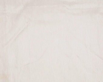 Linen Chanderi Fabric by Yard | 87% Linen Silk Blend Dress Material