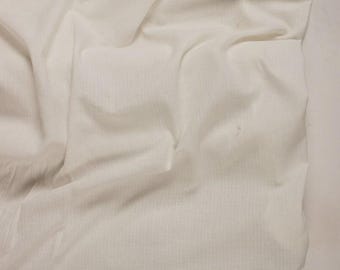 Tissu kantha en coton naturel par mètre | Non teint, pouvant être teint, léger, 90 g/m², 43" de large