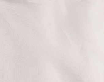 Pure Organza Silk Fabric by Yard | 34 Gram Lightweight Sheer Bridal Apparel Home Decor