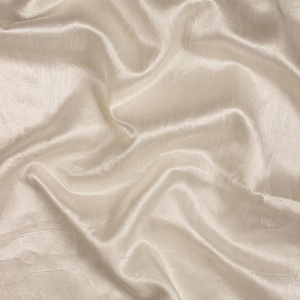 Dyeable Mashru Silk Blend Fabric by Yard, 46" Wide Plain Weave Textile