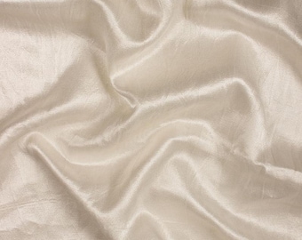 Dyeable Mashru Silk Blend Fabric by Yard, 46" Wide Plain Weave Textile