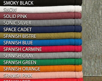 Washed Linen Fabric | Medium Weight, Softened, 58" Wide
