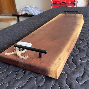 Live Edge Walnut Charcuterie Board