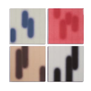 Tile Sample Pack (4x Sample Abstract Porcelain Wall Tiles 15x15cm – for Indoor/Outdoor Use)