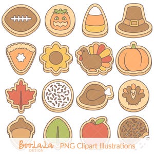 Höstkaka Clipart - Söt kakdekoration PNG-estetik, höstbagerigrafik, för kommersiellt bruk