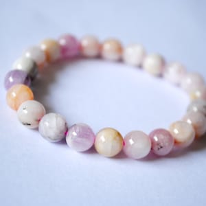 A Nice 8 mm. Piece of Kunzite Gemstone Bracelet