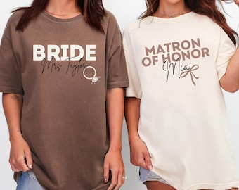 T-Shirt for Future Mrs Bridesmaid Proposal Matron of Honor Gift Lake Bachelorette Espresso Martini Shirt Camp Bachelorette Custom Bride Gift
