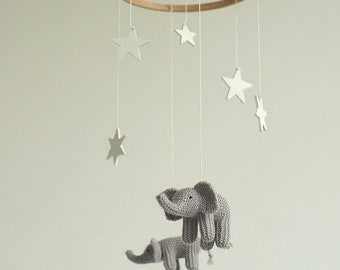 baby mobile /  Elephants mobile / nursery mobile / crib mobile / star mobile