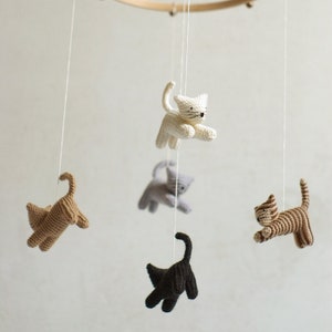 baby mobile - KITTEN mobile - CAT mobile - crib mobile - nursery mobile