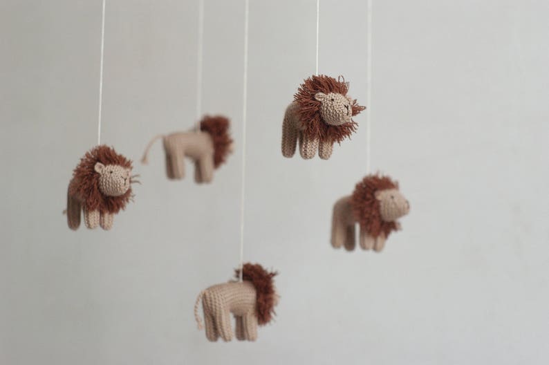 Baby Mobile Lions Mobile Jungle Mobile Safari Mobile Etsy UK