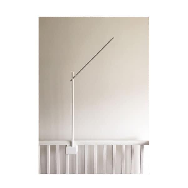 White Mobile Arm Crib Etsy