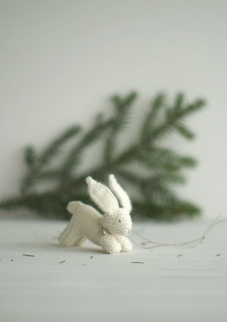 baby mobile / bunny mobile / rabbit mobile / jumping hare mobile / handmade mobile image 9