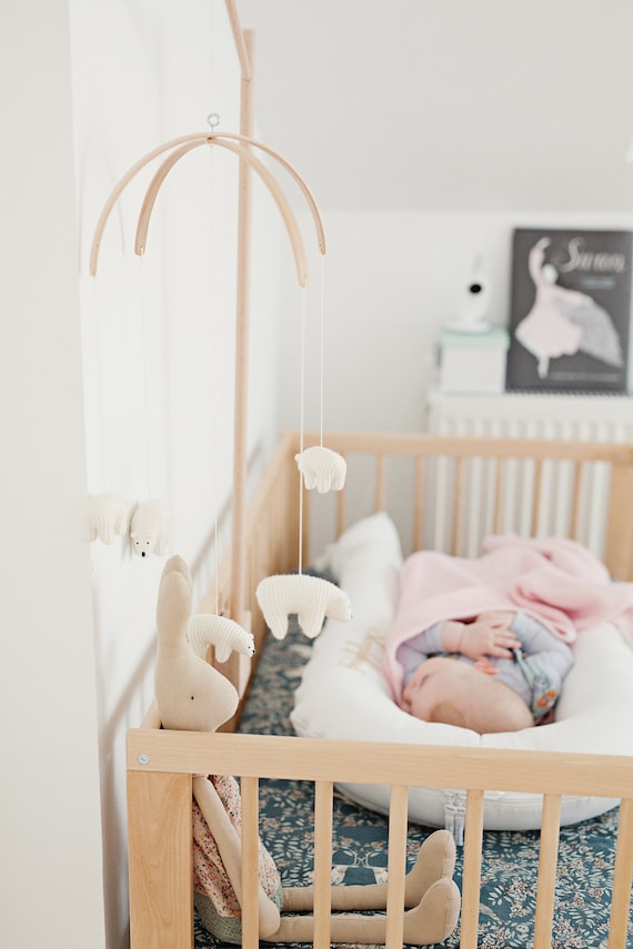 Bebe Mobile Ours Polaire Mobile Creche Mobile Berceau Etsy France