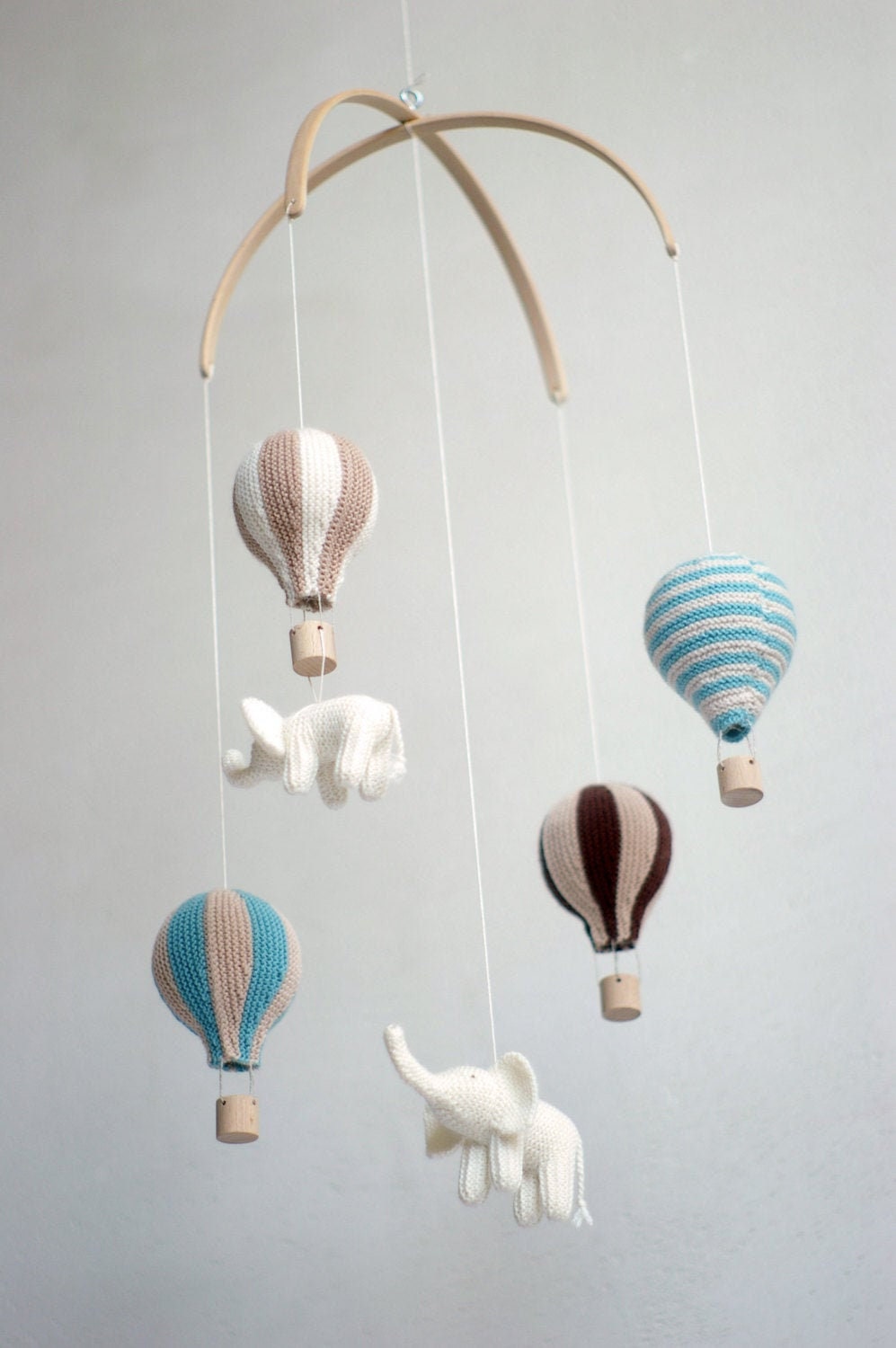 Baby Crib Mobile - Hot Air Balloon Mobile