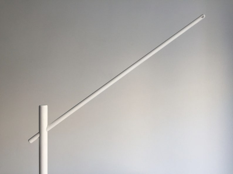 Baby Mobile Arm in WHITE / Baby Crib Attachment / Wooden Etsy